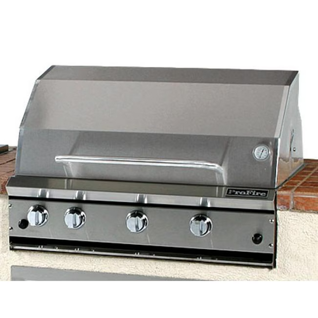 ProFire Professional Series 36-Inch Built-In Propane Gas Grill With Rotisserie & SearMagic Grids - PFSM36R-P