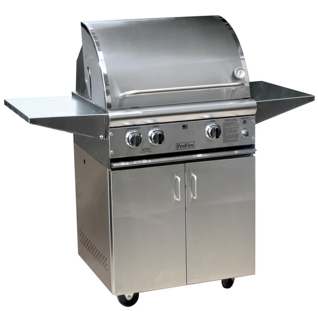 ProFire Professional Deluxe Series 27-Inch Freestanding Infrared Hybrid Natural Gas Grill