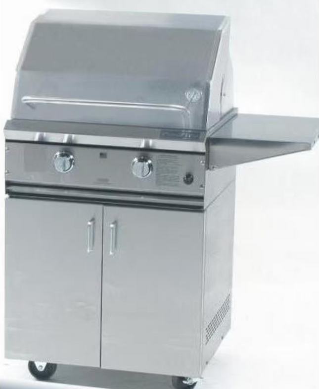 ProFire Professional Series 27-Inch Freestanding Infrared Hybrid Natural Gas Grill - PF27SSCBN