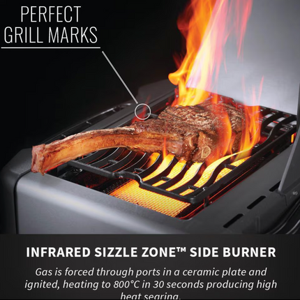 Napoleon Legacy Prestige 500 4-Burner Propane Grill w/ Rotisserie & Side Burner - P500RSIBPSS-3