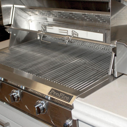 ProFire Professional Series 48-Inch Built-In Natural Gas Grill With Rotisserie & Double Side Burner - PF48RS-N