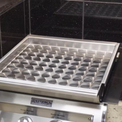 Fire Magic Griddle with Adapter - Shown With Power Burner (Not Included)