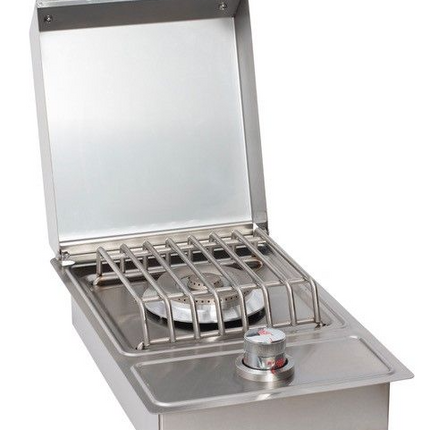 Bull Single Stainless Steel Sideburner - Drop In - NG