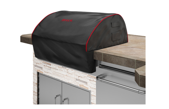 Bull 38" Grill Head Cover, Bull Premium Cover/Black Red Piping & Stitched Logo