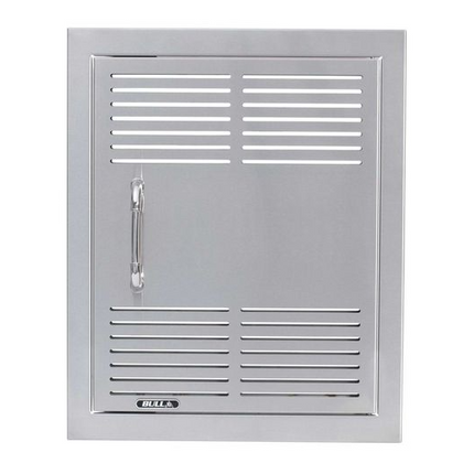 Bull Dual Lined Vented Vertical Door w/ Reveal
