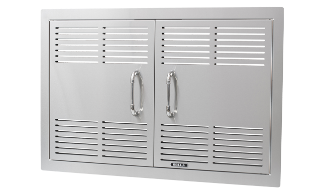 Bull 30" Dual Lined Vented Double Door w/ Reveal