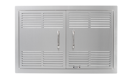 Bull 30" Dual Lined Vented Double Door w/ Reveal