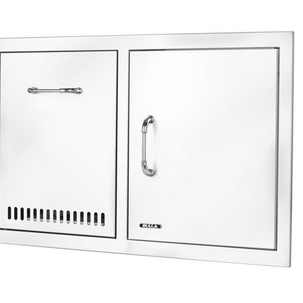 Bull Door/ Propane Drawer Combo w/ Reveal