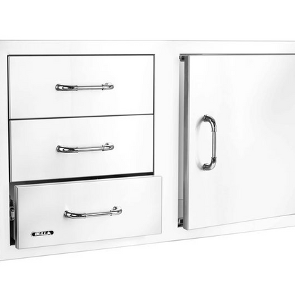 Bull 38" 3 Drawer Door Combo w/ Reveal