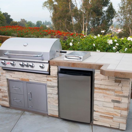 Bull 38" Brahma Drop In Grill w/light NG - 5 Burner  / 90,000 BTU's
